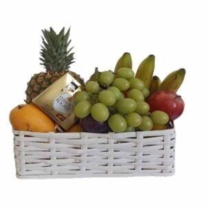 Canasta Deliciosos Placeres Frutas y Chocolate