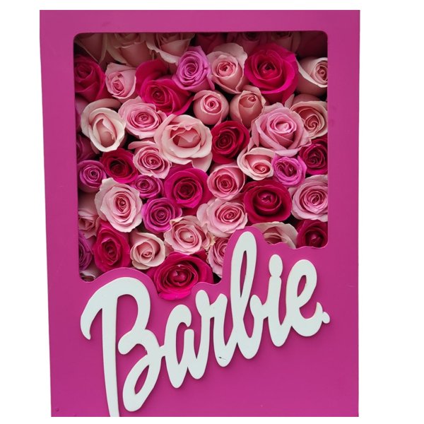 Caja de Rosas Barbie