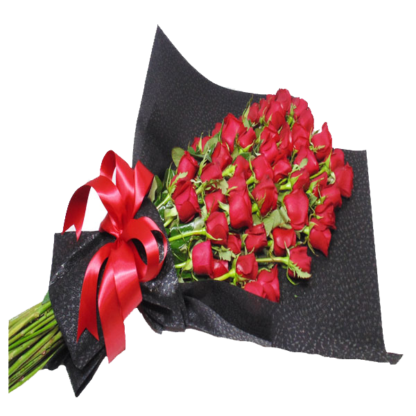 Ramo con 50 rosas rojas