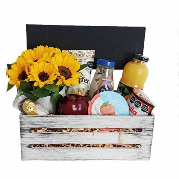 Desayuno Sorpresa con mini Girasoles